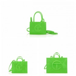 Highlighter Green Shopping Bag