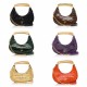 8colors STAMPED CROCODILE LEATHER BIANCA MINI HOBO