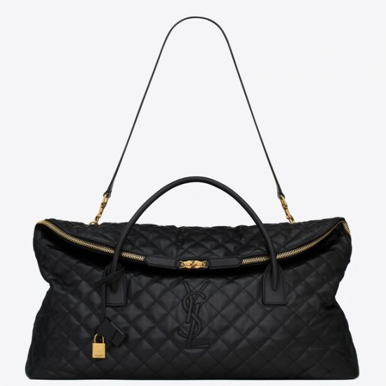 ES GIANT TRAVEL BAG IN QUILTED LEATHER